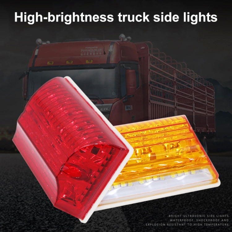 4 PCS ZS-6001 DC24V Car / Truck Side Marker Indicator Lights Bulb Lamp (Red Light)