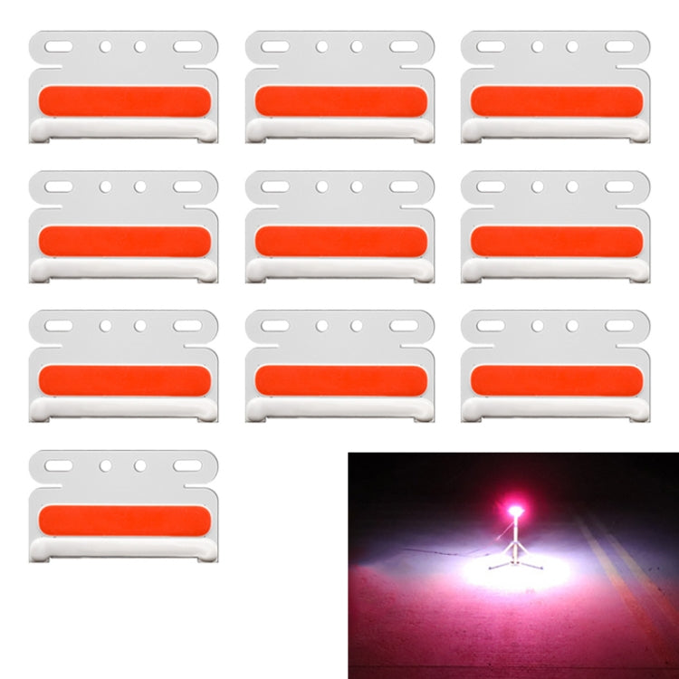 10 PCS ZS-7009 DC24V Water-resistant Car / Truck Side Marker Indicator Lights Bulb Lamp(Red Light)