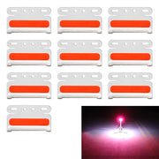 10 PCS ZS-7009 DC24V Water-resistant Car / Truck Side Marker Indicator Lights Bulb Lamp(Red Light)