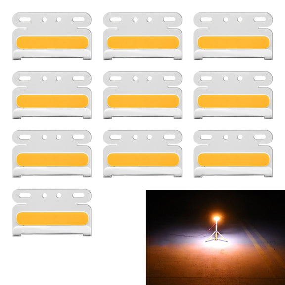 10 PCS ZS-7009 DC24V Water-resistant Car / Truck Side Marker Indicator Lights Bulb Lamp(Yellow Light)
