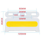 10 PCS ZS-7009 DC24V Water-resistant Car / Truck Side Marker Indicator Lights Bulb Lamp(White Light)