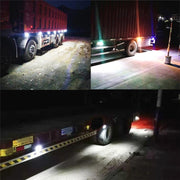 10 PCS ZS-7009 DC24V Water-resistant Car / Truck Side Marker Indicator Lights Bulb Lamp(Blue Light)