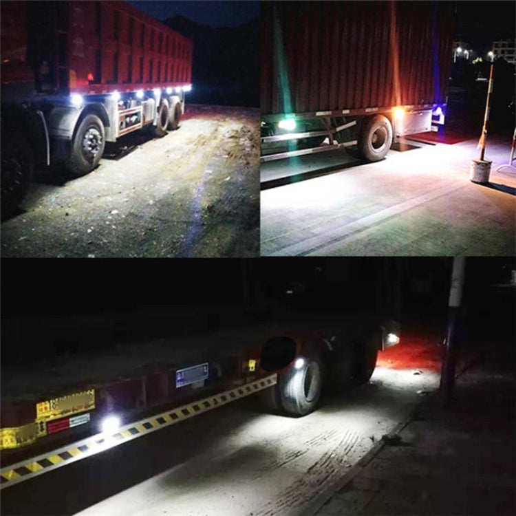 10 PCS ZS-7009 DC24V Water-resistant Car / Truck Side Marker Indicator Lights Bulb Lamp(Blue Light)