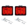 2 PCS ZS-7013 3 inch 9LEDs Strobe Waterproof Car / Truck Warning Light (Red Light) - free shipping - PMC TechLife - Order now!