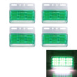 4 PCS ZS-9001 DC24V 9D Waterproof Car / Truck Side Marker Indicator Lights Bulb Lamp (Green Light) - Clearance Lights by PMC TechLife | Online Shopping South Africa | PMC TechLife | Buy Now Pay Later Mobicred
