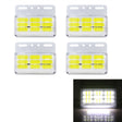 4 PCS ZS-9001 DC24V 9D Waterproof Car / Truck Side Marker Indicator Lights Bulb Lamp (White Light) - Clearance Lights by PMC TechLife | Online Shopping South Africa | PMC TechLife | Buy Now Pay Later Mobicred
