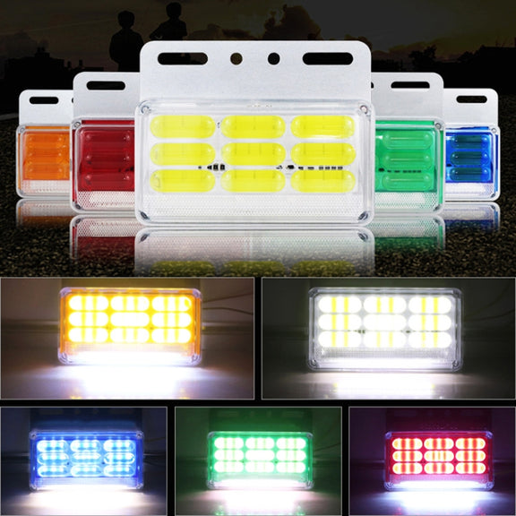 4 PCS ZS-9001 DC24V 9D Water-resistant Car / Truck Side Marker Indicator Lights Bulb Lamp (Yellow Light)