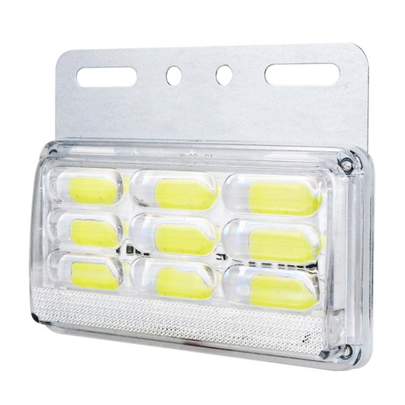 4 PCS ZS-9001 DC24V 9D Water-resistant Car / Truck Side Marker Indicator Lights Bulb Lamp (Blue Light)