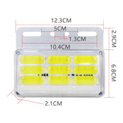 4 PCS ZS-9001 DC24V 9D Water-resistant Car / Truck Side Marker Indicator Lights Bulb Lamp (Red Light)