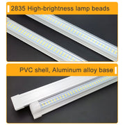 2 PCS ZS-3333 Top Switch Type 12-80V High Bright 108LEDs Car Dome Light Cabin Light Bar
