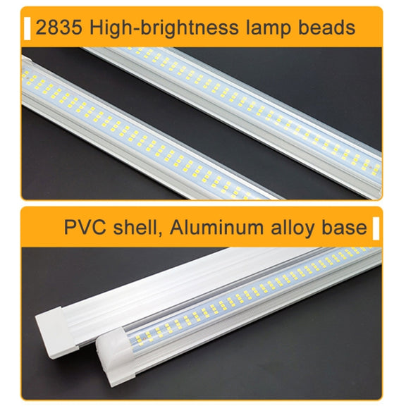 2 PCS ZS-3333 Top Switch Type 12-80V High Bright 108LEDs Car Dome Light Cabin Light Bar