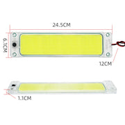 2 PCS ZS-3346 DC24V High Bright 105 COB Lamp Beads Car Dome Light Cabin Light Bar