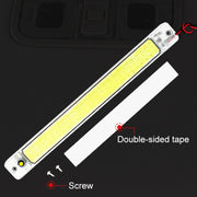 2 PCS ZS-3348 DC12-24V High Bright 84 COB Lamp Beads Car Dome Light Cabin Light Bar