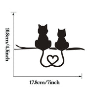 20 PCS Car Body Bumper Cat Vinyl Decal Window Sticker, Size: 17.8x10.8cm (White)
