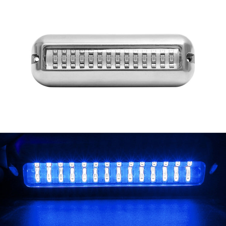 MK-042 Ship / Yacht 10-30V 42LEDs Water-resistant Stainless Steel Underwater Light (Blue Light)