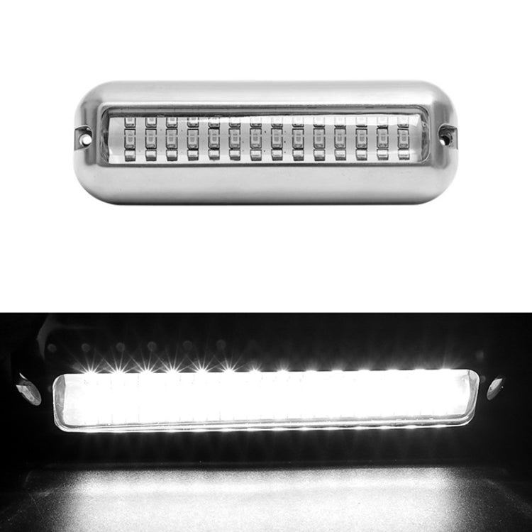 MK-042 Ship / Yacht 10-30V 42LEDs Water-resistant Stainless Steel Underwater Light (White Light)