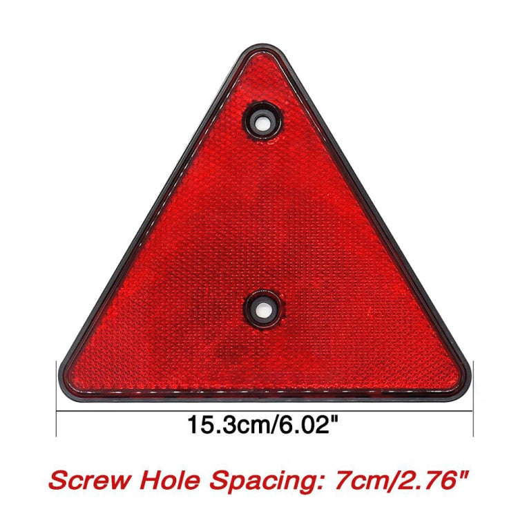 5 PCS MK-292 Trucks Trailers RV IP67 Water-resistant Triangular Red Reflector