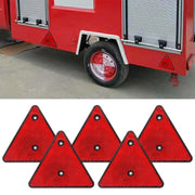 5 PCS MK-292 Trucks Trailers RV IP67 Water-resistant Triangular Red Reflector