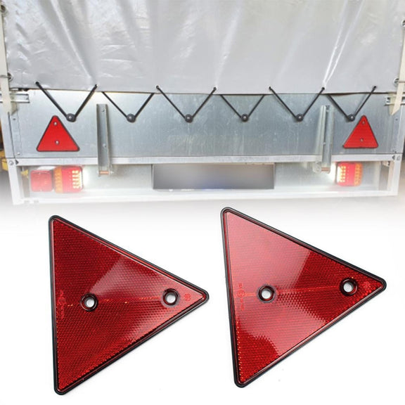 5 PCS MK-292 Trucks Trailers RV IP67 Water-resistant Triangular Red Reflector