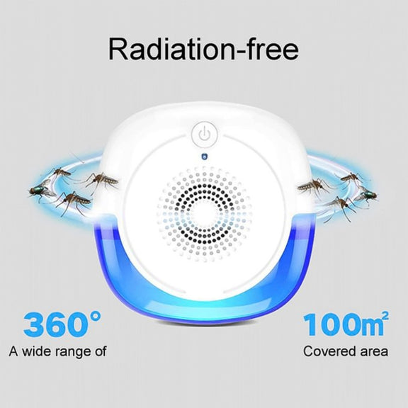 Ultrasonic Outdoor Animal Repellent, UK Plug