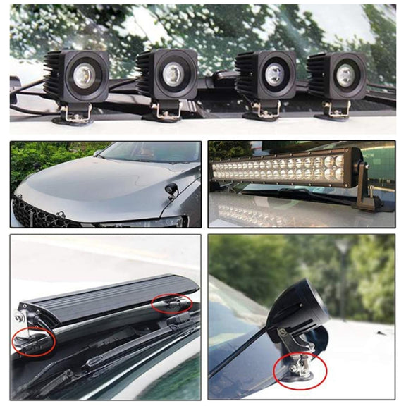 Y-005 Pair Universal LED Strip Light Mounting Bracket