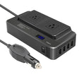 DC12V 200W AC110V Car Smart Multi-functional Digital Display Inverter, US Plug -  by PMC TechLife | Online Shopping South Africa | PMC TechLife | Buy Now Pay Later Mobicred