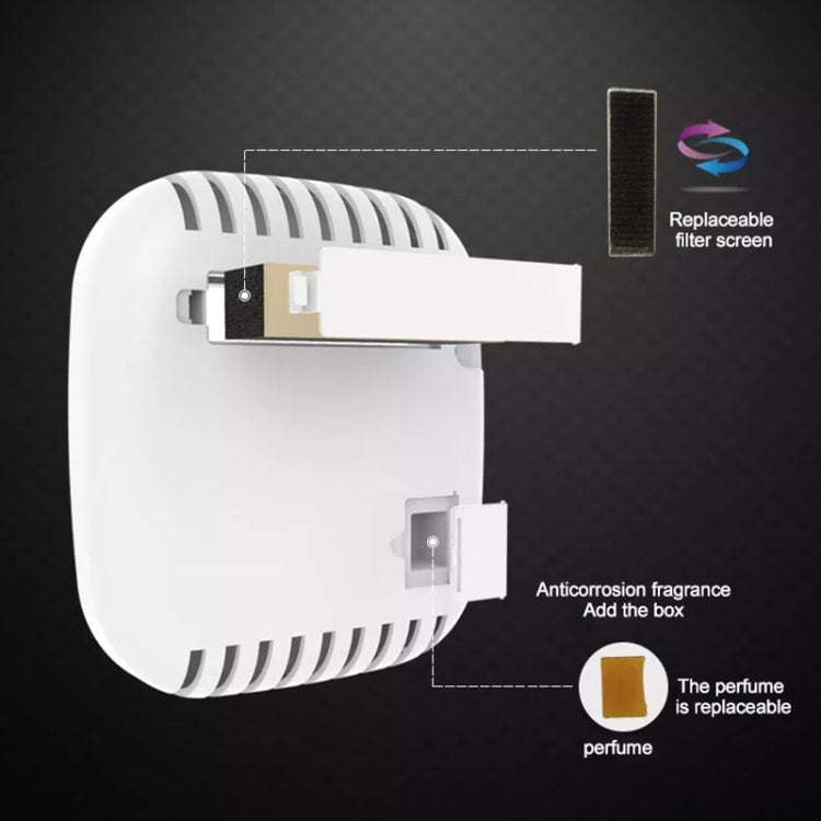 MC-CZ00 Car Negative Ion Smart USB Air Purifier(Black)