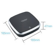 XJ-005 Car Solar Energy Negative Ion Smart USB Air Purifier (White)