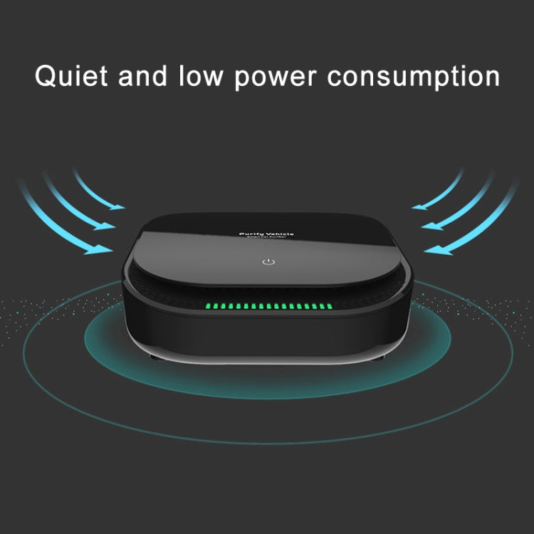 XJ-008 Car Negative Ion USB Air Purifier, Basic Version (White)
