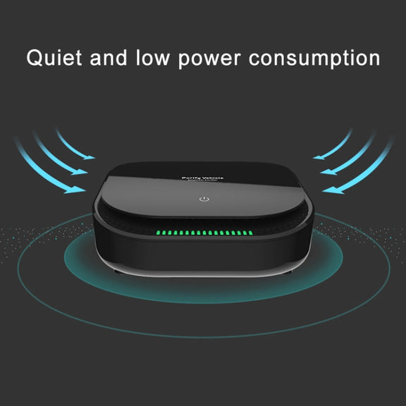 XJ-008 Car Negative Ion USB Air Purifier, Basic Version (White)