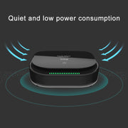 XJ-008 Car Negative Ion USB Air Purifier, Smart Version (Black)