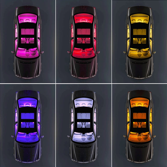 Y12 USB Car Colorful RGB Foot LED Atmosphere Light