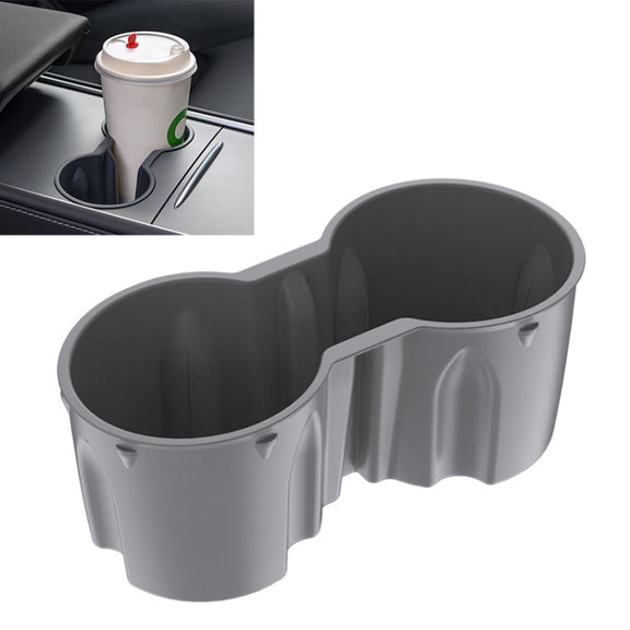 SHUNWEI SD-1054 Car Water Cup Holder for Tesla Model 3 / Y 2021-2022(Grey)