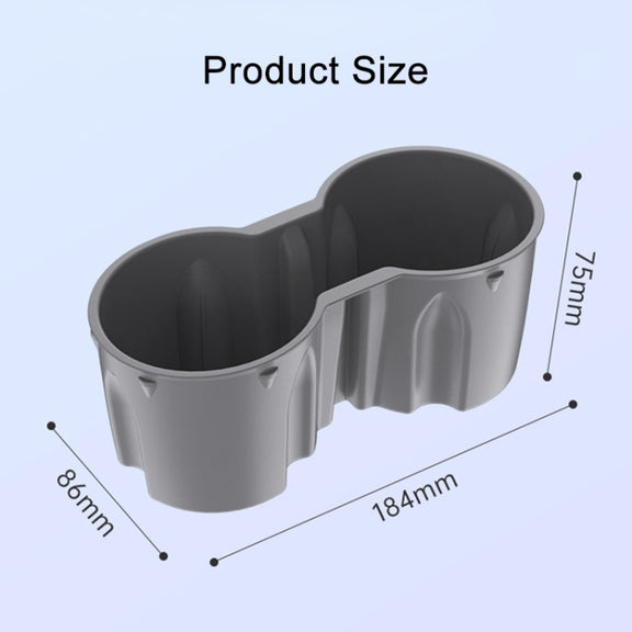 SHUNWEI SD-1054 Car Water Cup Holder for Tesla Model 3 / Y 2021-2022(Black)