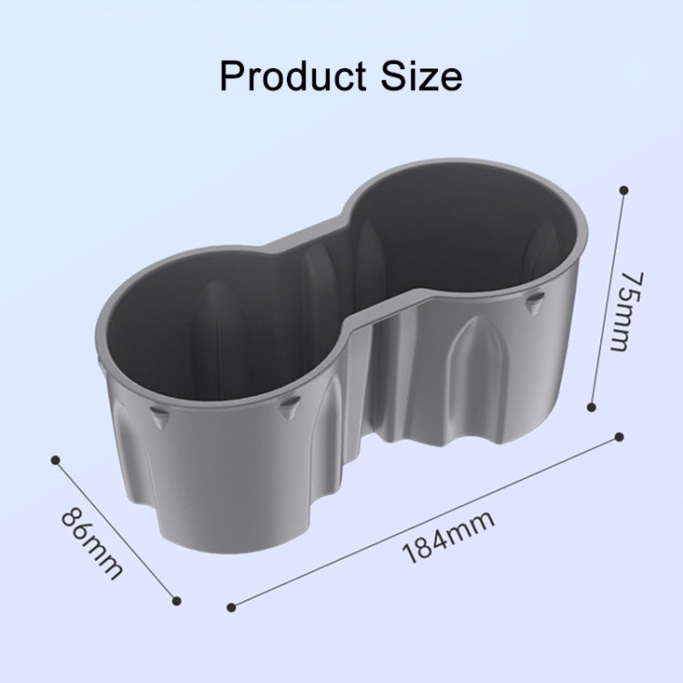 SHUNWEI SD-1054 Car Water Cup Holder for Tesla Model 3 / Y 2021-2022(Grey)