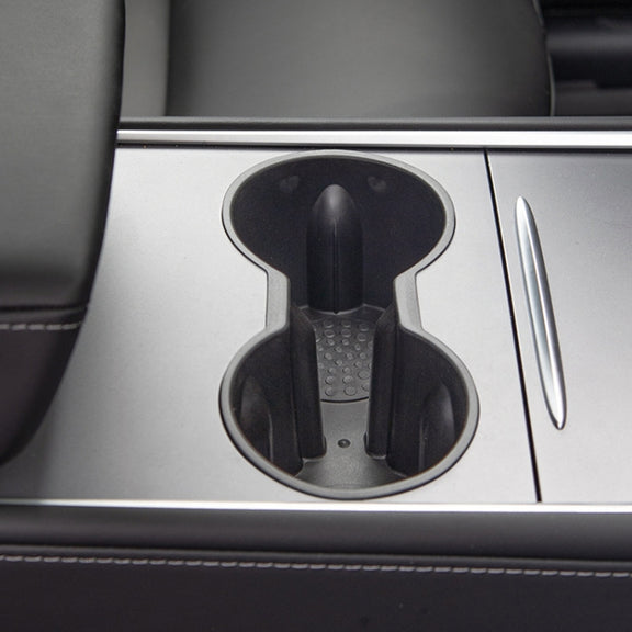 SHUNWEI SD-1054 Car Water Cup Holder for Tesla Model 3 / Y 2021-2022(Grey)