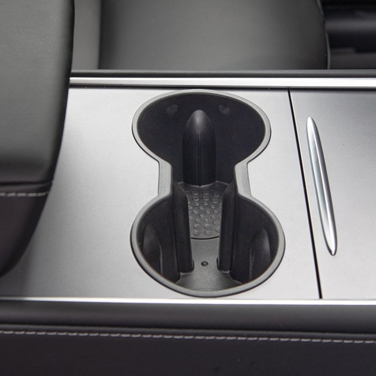 SHUNWEI SD-1054 Car Water Cup Holder for Tesla Model 3 / Y 2021-2022(Grey)