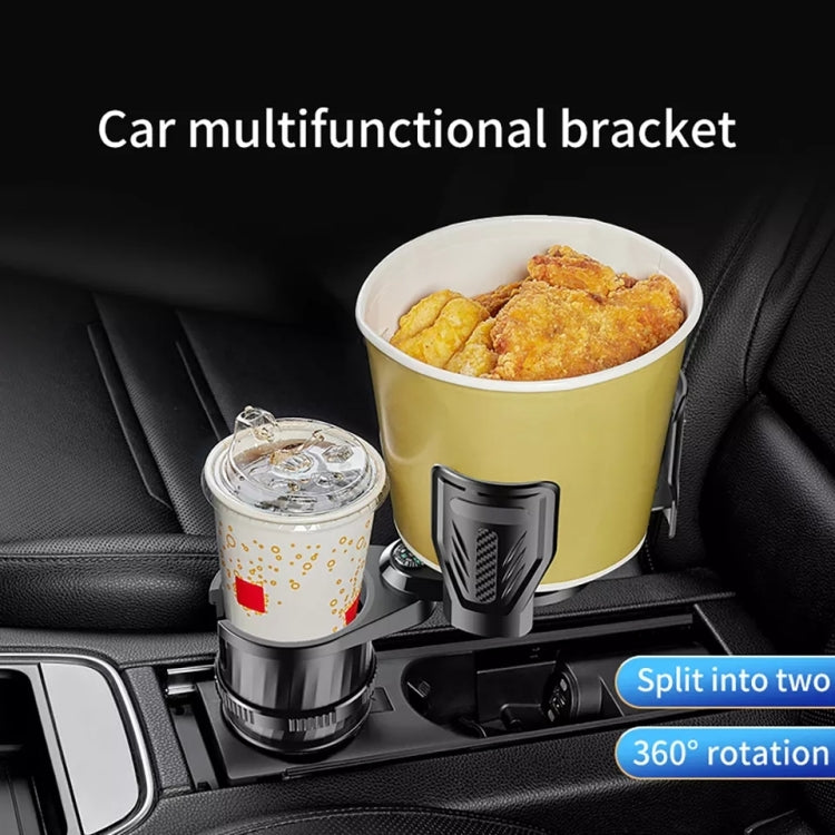 SB-3088 Car Multifunctional Retractable Rotating Water Cup Holder with Compass