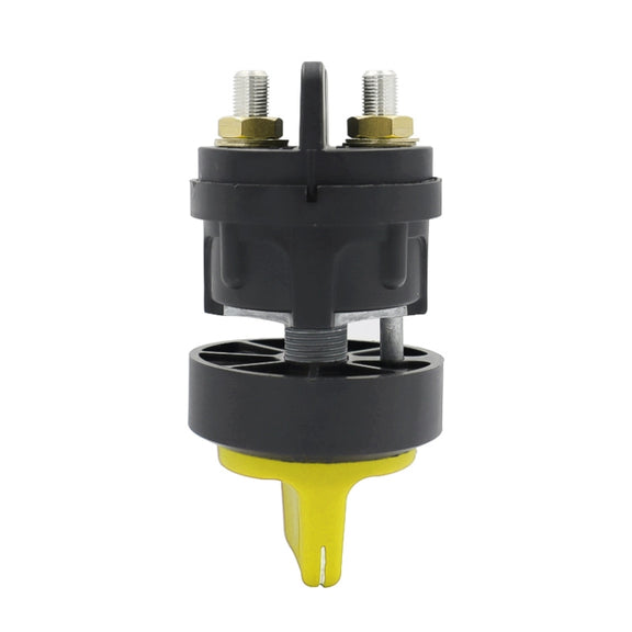 12V 300A Car Selector Isolator Disconnect Rotary Switch Cut (Yellow)
