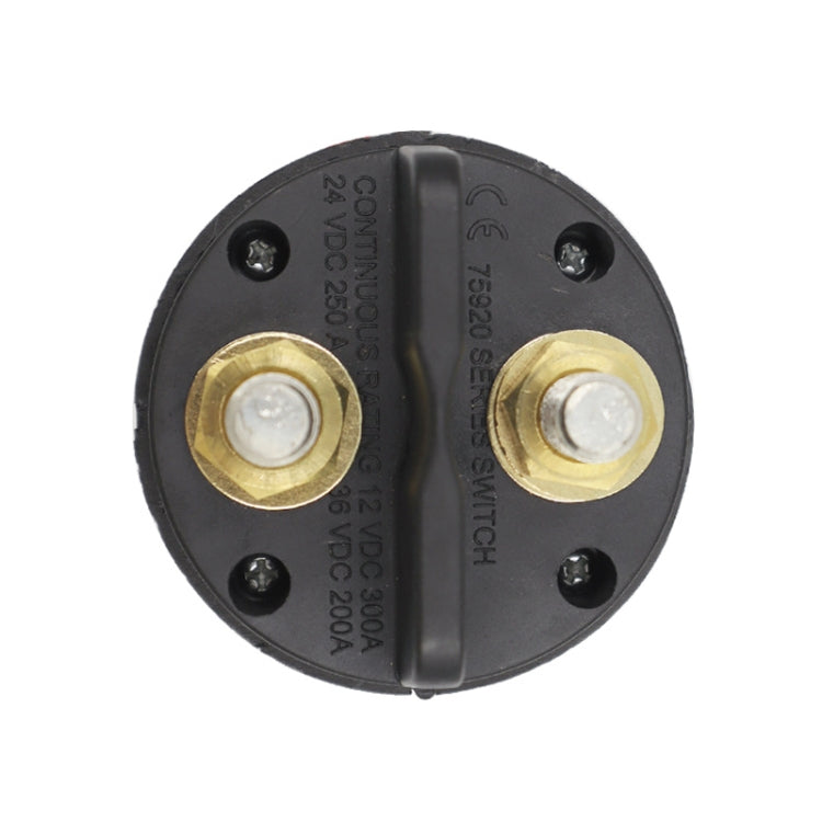 12V 300A Car Selector Isolator Disconnect Rotary Switch Cut (Red)