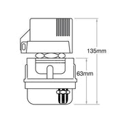 12V 300A Car Selector Isolator Disconnect Rotary Switch Cut (Red)