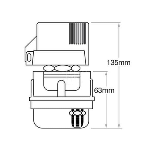 12V 300A Car Selector Isolator Disconnect Rotary Switch Cut (Red)