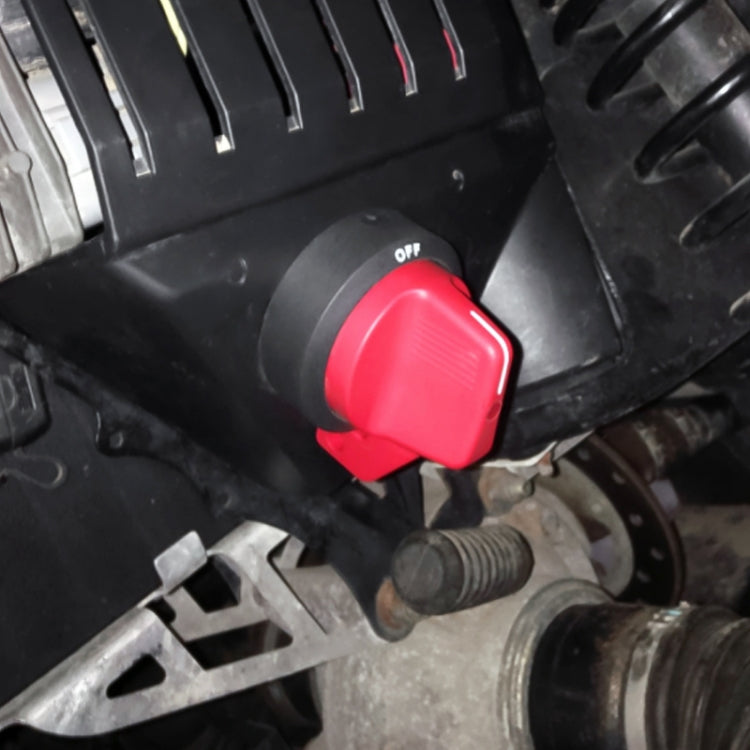 12V 300A Car Selector Isolator Disconnect Rotary Switch Cut (Red)