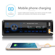 M10 12V Car Radio Receiver MP3 Player, Support Bluetooth Hand-free Calling / FM / USB / SD Card