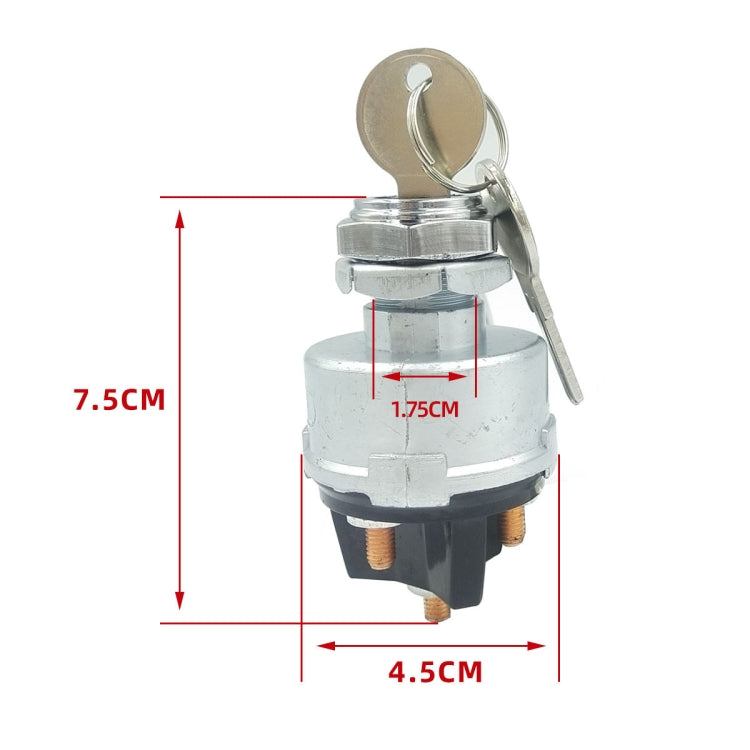 Engineering Vehicle General Modified 4-position Ignition Starter Switch