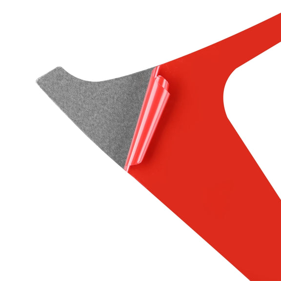 For Honda CRV 2007-2011 Carbon Fiber Car Gear Panel Frame Decorative Sticker,Left and Right Drive Universal (Red)