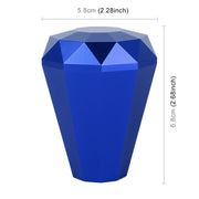 Universal Car Diamond Shape Metal Gear Shift Knob (Blue)