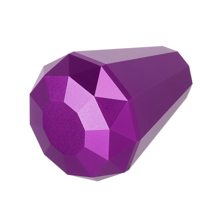 Universal Car Diamond Shape Metal Gear Shift Knob (Purple)