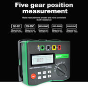DUOYI DY4300 Higher Accuracy Digital Ground Resistance Tester