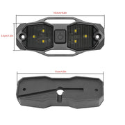 For UTV ATV Polaris RZR Golf Cart Motorcycle LED Guard Bar Light